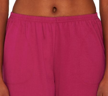 Stan Herman Vines and Roses Printed Brushed Jersey 2pc Pajama Set