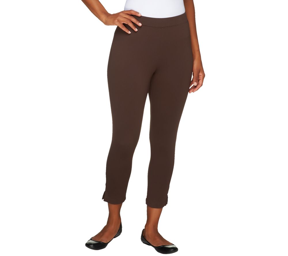 Liz Claiborne New York Pull On Ponte Knit Crop Leggings - A230818