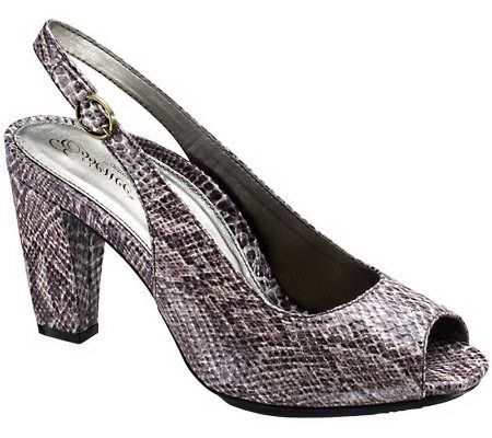 Aetrex Essence Alicia Peep Toe Pumps - A326218