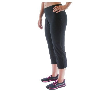 Ryka Womens Fitness Flare Back Crop Pants