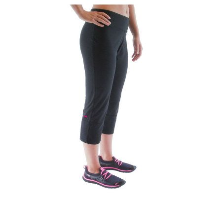 Ryka Womens Fitness Flare Back Crop Pants