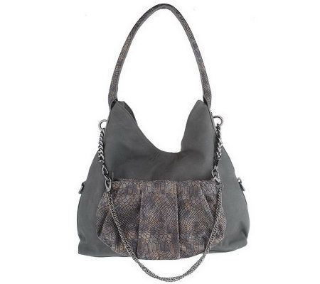 As Is LOGO by Lori Goldstein 2 for 1 Handbag - A224819