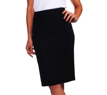 Joan Rivers Wardrobe Builders Jersey Slim Skirt - A227619