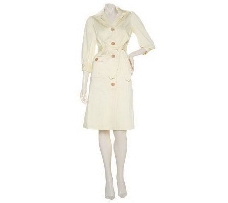 CE by Cristina Ehrlich Blousant Sleeve Trench Coat - A222920