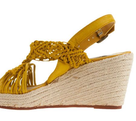 BareTraps Tiffany Wedge Sandals with Adjustable Strap