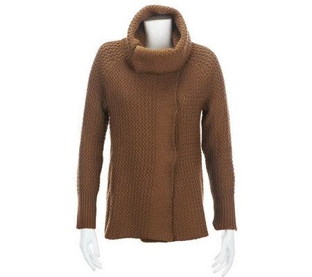 KZ by Karen Zambos Textured Cardigan with Button Detail - A226720