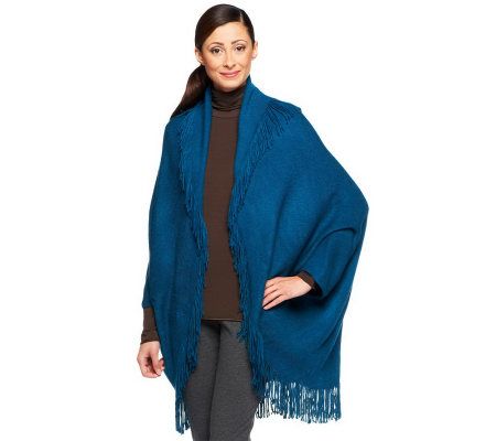 Layers by Lizden Marvelush Shrug with Fringe Detail - A227720