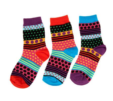 little missmatched 12 Sock Stars & Dots Crew Assortment