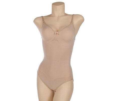 Lipo in a Box Firm Control Bodysuit with Soft Cup Bra