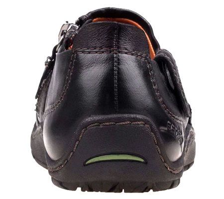 Kalso Earth Invoke Leather Slip-on Shoes withRuching