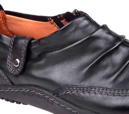 Kalso Earth Invoke Leather Slip-on Shoes withRuching