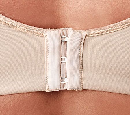 Breezies Set of 2 Seamless Applique Inset Microfiber Bras