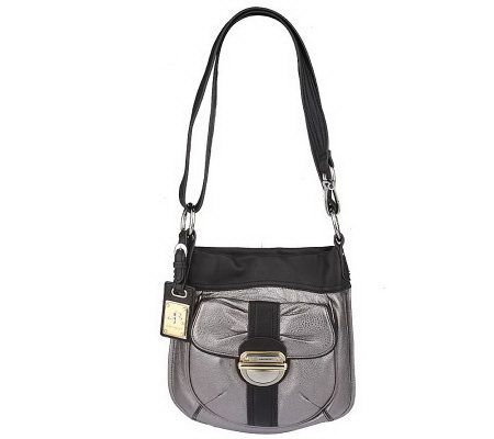B.Makowsky Two Tone Glove Leather Convertible Crossbody Bag - A203121
