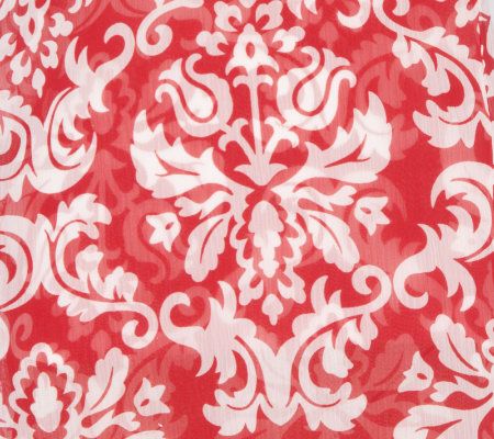 Dennis Basso 13 x 76 Crinkle Chiffon Printed Scarf