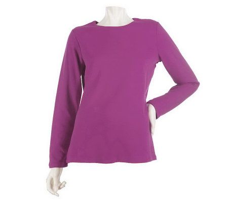 Liz Claiborne New York Essentials Long Sleeve T-shirt - A216521