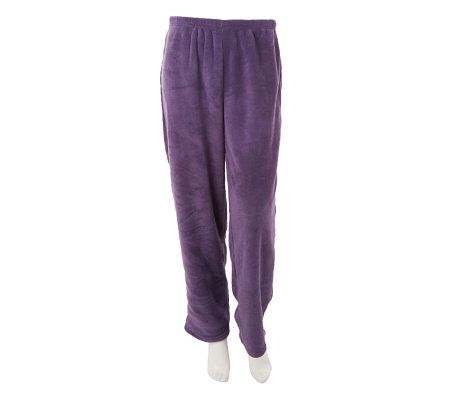 Stan Herman Winter Fairisle Printed/Solid Plush Hooded Lounge Set