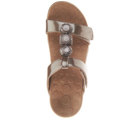 Orthaheel Albany Orthotic Slide Sandals w/ Adj. Straps