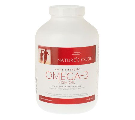 Natures Code 120 Day Supply Extra Strength Omega-3 FishOil Auto-Delivery - A201722