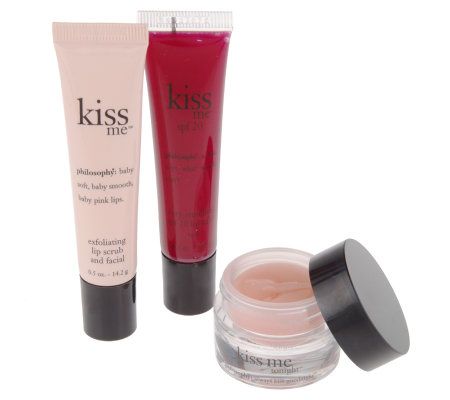 philosophy kiss me always 3-pc. perfectly kissable lip therapy set - A214822