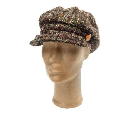 Collection XIIX Boucle Cabby Hat with Stone Jewel Accent - A217222
