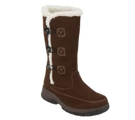 Womens Winter Suede Boots with Thermolite by Itasca - A217722