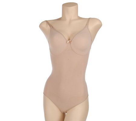 Lipo in a Box Firm Control Bodysuit with Underwire Bra