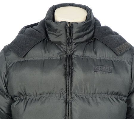 Chaps Mens Hooded Puffy Ski Jacket