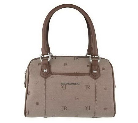 Judith Ripka Jacquard Zip Top Satchel - A215223