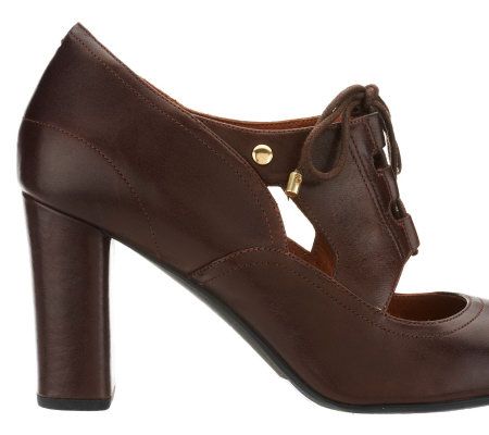 Clarks Indigo Loyal Heart Leather High Heel Mary Janes