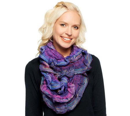 Collection 18 Textured Scrunch Eternity Scarf - A227323