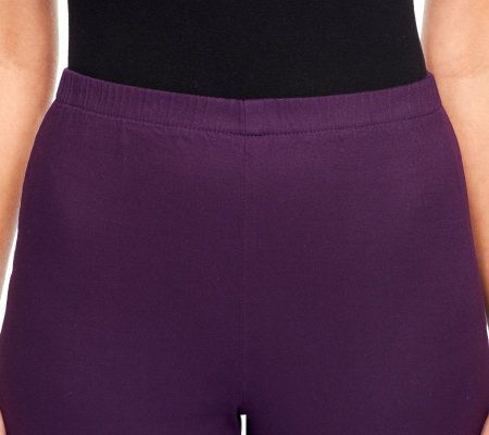 Denim & Co. Stretch Petite Boot Cut Leggings