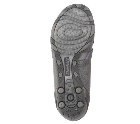 Skechers Snake Print Gored Strap Skimmers