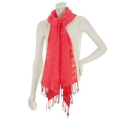 Layers by Lizden Marvelush Windowpane Scarf - A222024