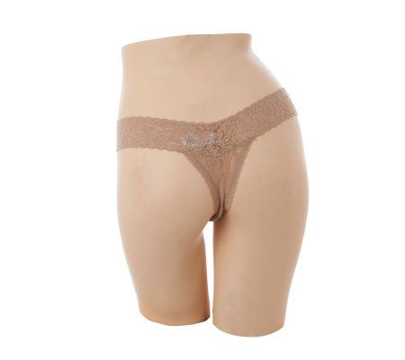 Barely Breezies Set of 5 Stretch Lace Thong Panties