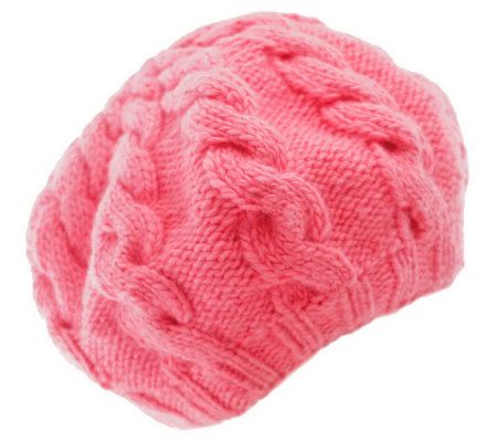 Nirvanna Designs Womens Cable Beret - A322724