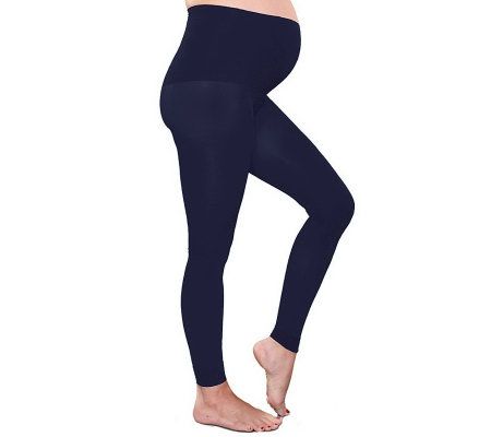 Preggers Maternity Footless Tights with Gradient Compression - A324124