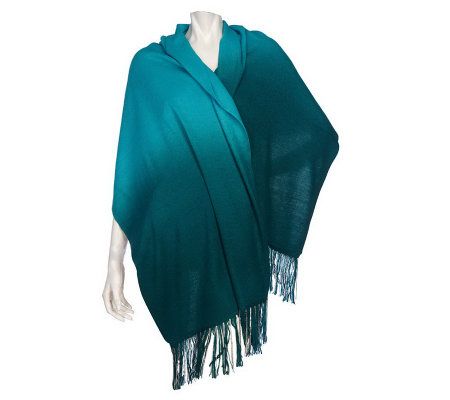 Layers by Lizden Ombre Wrap with Beaded Trim - A203325