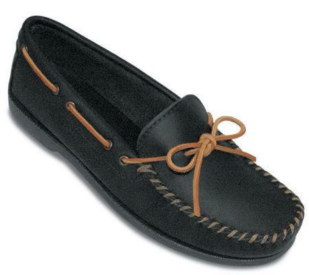 Minnetonka Mens Leather Camp Moccasins - A208725