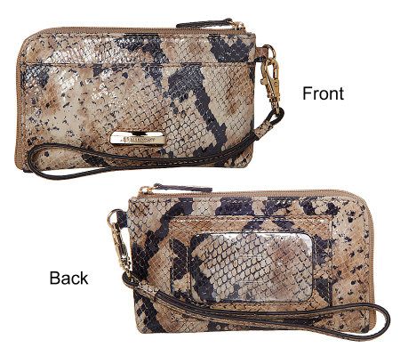 B. Makowsky Pebble Leather Convertible Hobo w/ Leather Wristlet