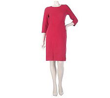 Women with Control 3/4 Sleeve Tee Shirt Dress