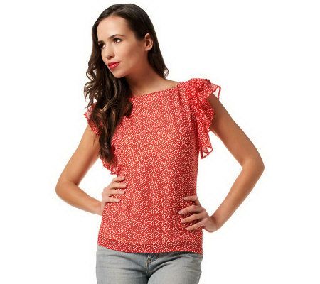 CE by Cristina Ehrlich Polka Dot Blouse - A222826