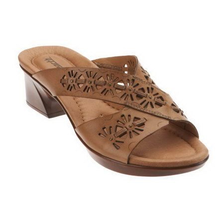 Earth Balsam Cross Strap Sandals with Cutout Detail - A223526