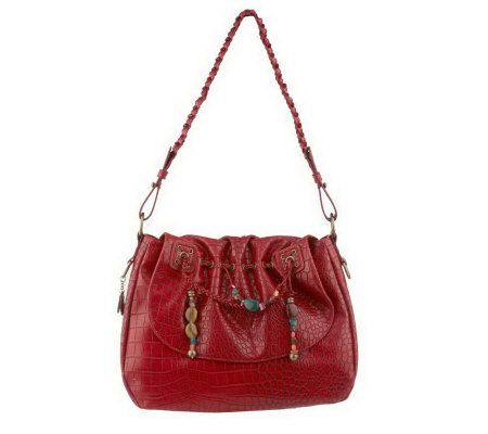 As Is Jessica Simpson Rodeo Show Flap Front Messenger Bag - A228826
