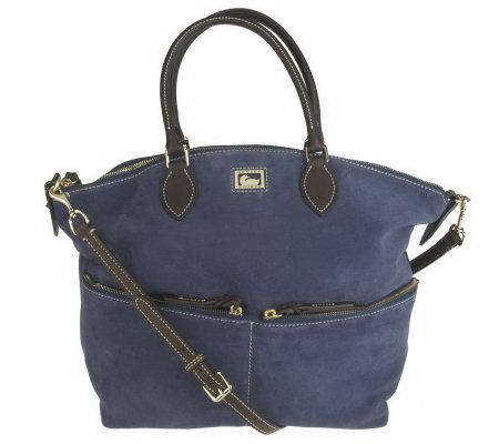 Dooney & Bourke Suede Large Pocket Satchel - A217327