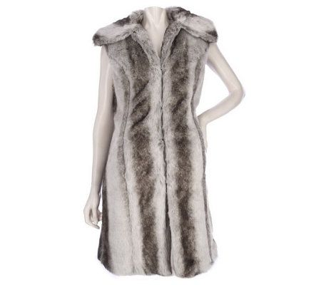 CE by Cristina Ehrlich Faux Chinchilla Vest - A218527