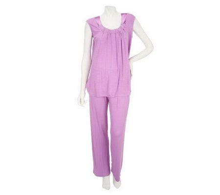 Modern Luxury Carole Hochman PJ Set w/ Satin Binding - A220527