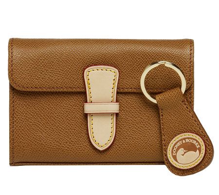 Dooney & Bourke Leather Janine Satchel w/Accessories