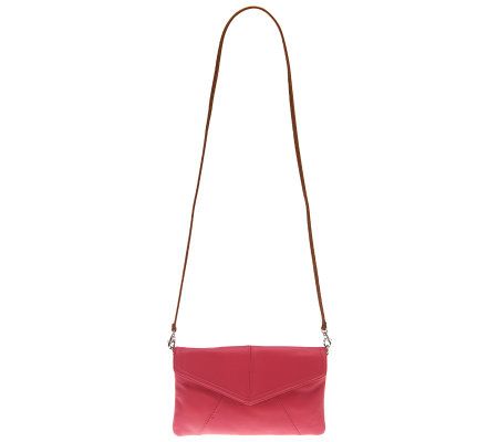 Tignanello Pebble Leather East/West Flap Crossbody