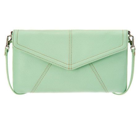 Tignanello Pebble Leather East/West Flap Crossbody - A224927