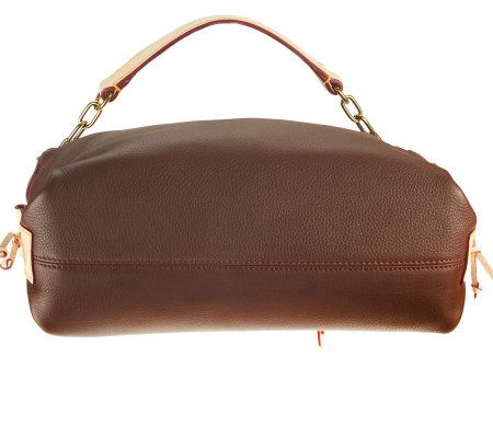 Dooney & Bourke Pebble Leather Small Sac with Key Fob